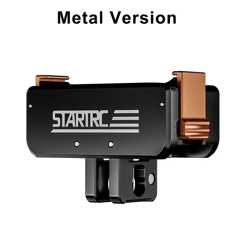 STARTRC Magnetic Adapter Mount for DJI Action 5 Pro/4/3 & Osmo 360, Plastic/Metal Expansion Base, Quick Release, Lanyard