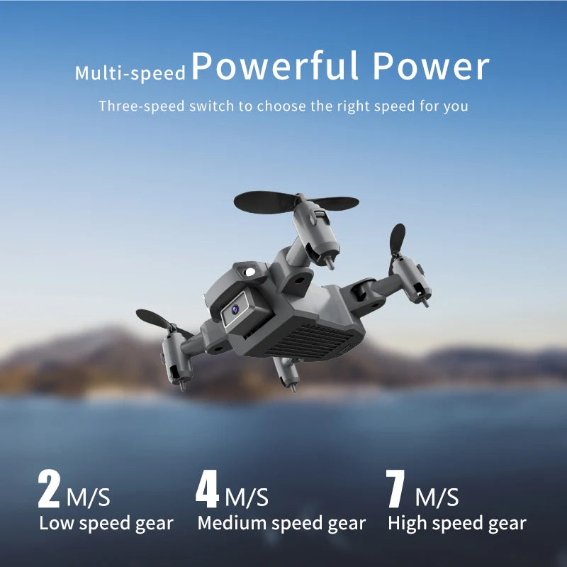 QJ KY905 Mini Drone, multi-speed powerful power three-speed switch to choose the right speed