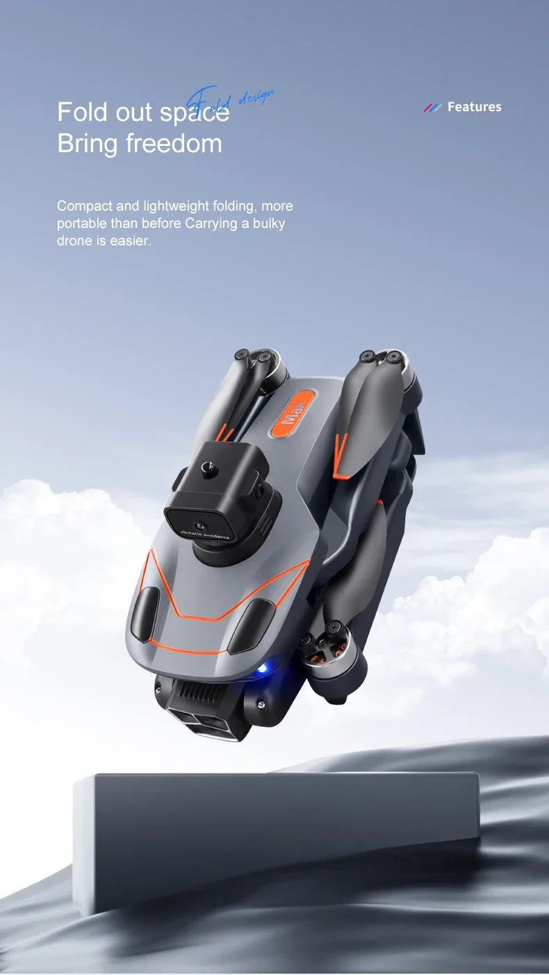 S115 Drone, desigv fold out space features bring freedom compact and lightweight folding;