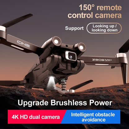 Z908 MAX Drone, ZSOBMEX Upgrade Brushless Power 4K HD dual camera