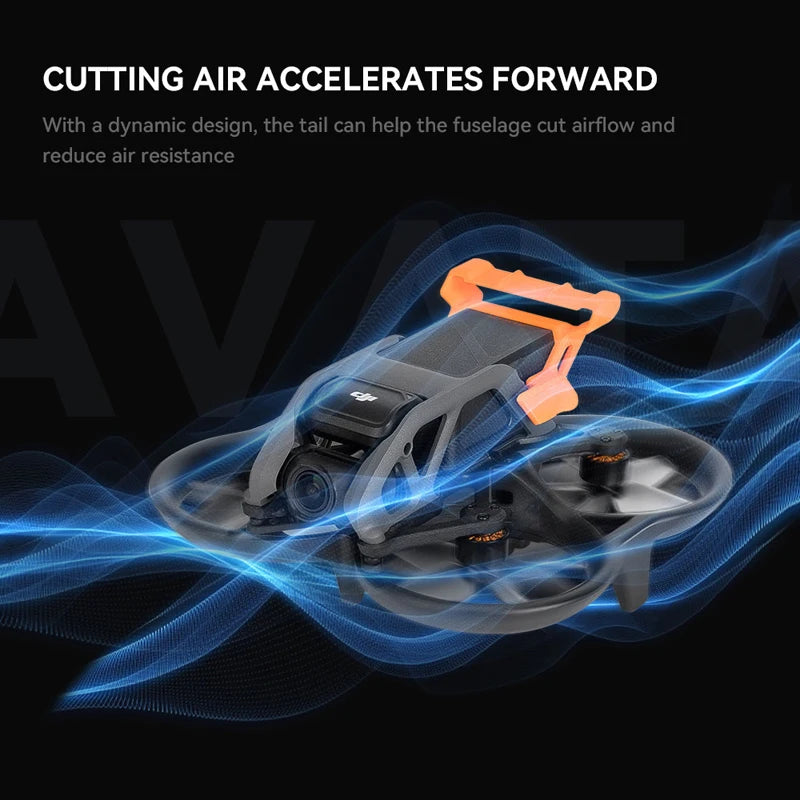 Flight Tail for DJI Avata, the tail can help the fuselage cut airflow and reduce air resistance IV . the tail