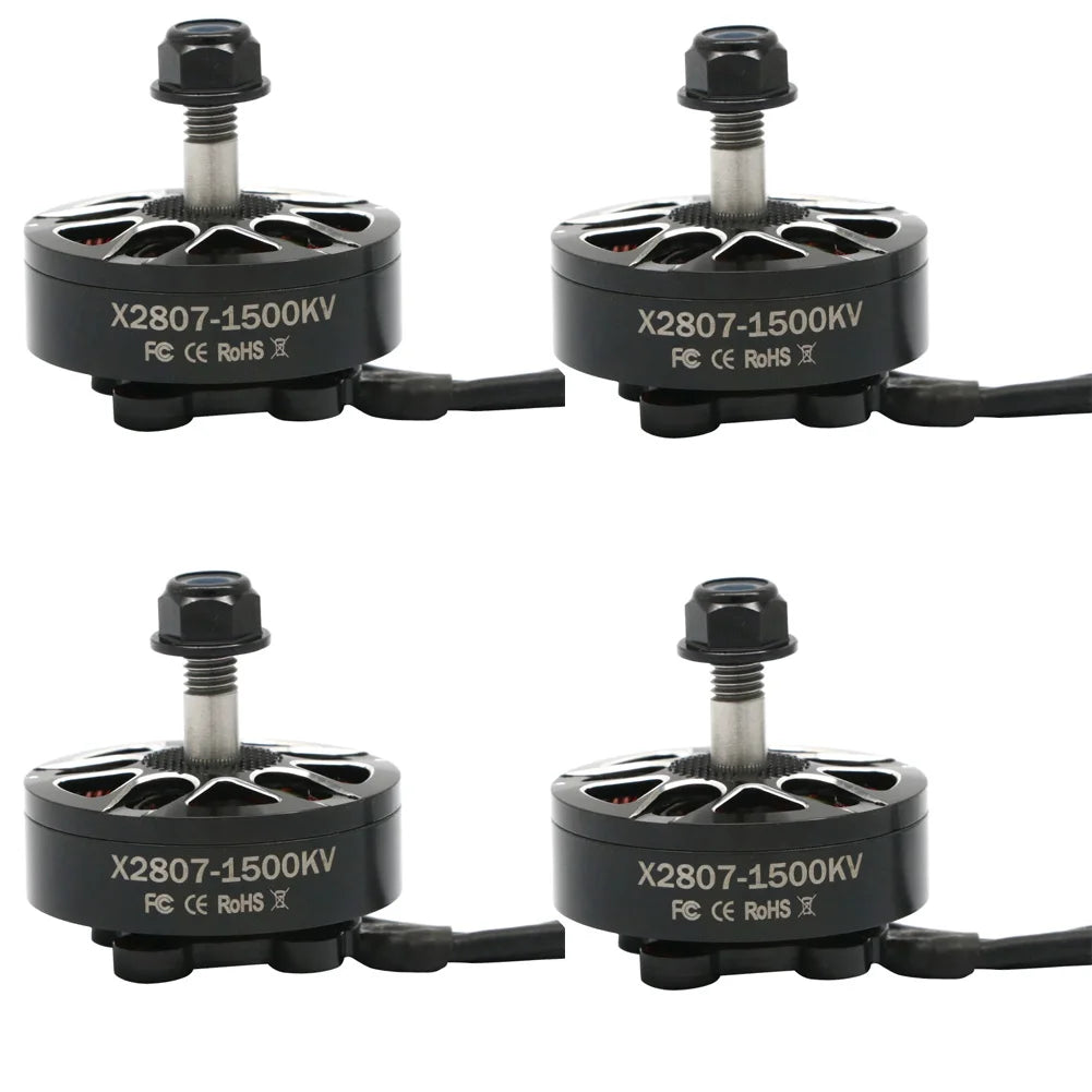 4pcs Uangel x2807 1300kv 1500kv 1700kV 6-7 인치 FPV 프리 스타일 7 인치 LR7 드론을위한 브러시리스 모터