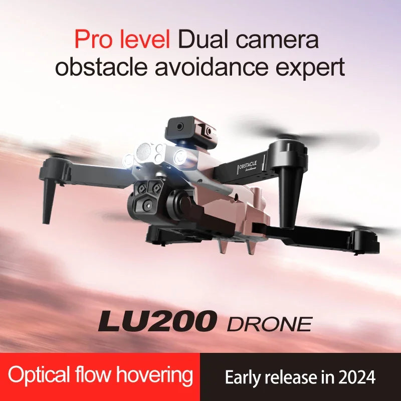 LU200 Drone - 8K GPS Professional Aerial Photography WIFI Optical Flow Localization Four-way Obstacle Avoidance Quadcopter 15 LU200 Drone, lu2oo drone optical flow is a pro level