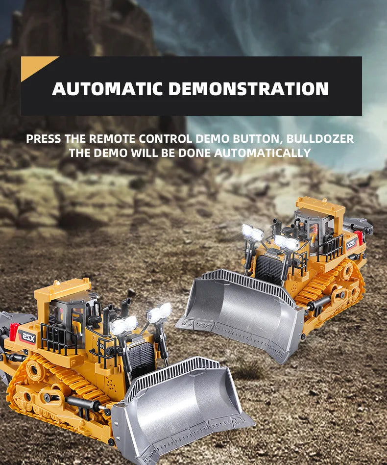 RC TRUCK RC03, AUTOMATIC DEMONSTRATION PRESS THE REMOTE CONTROL DEMO