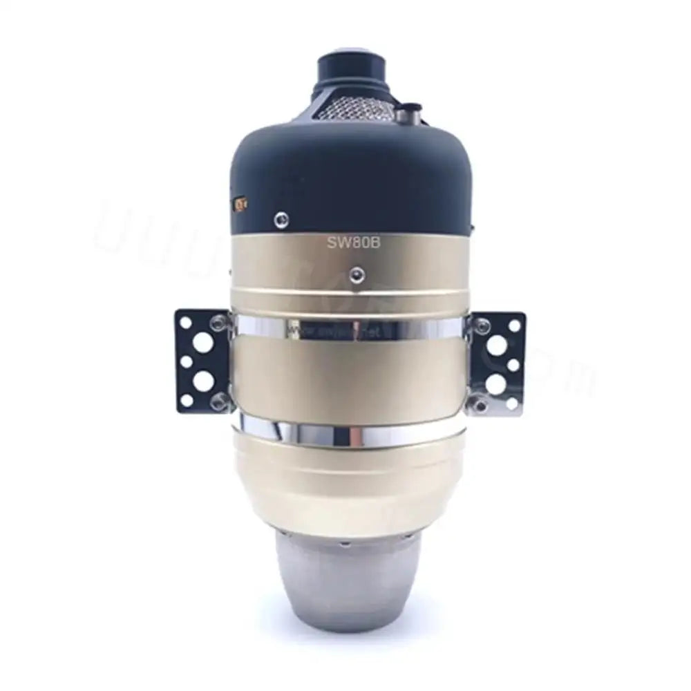 Swiwin SW80B Brushless Turbine Engine, the engine has an integrated FOD guard to protect the compressor from ingested foreign materials