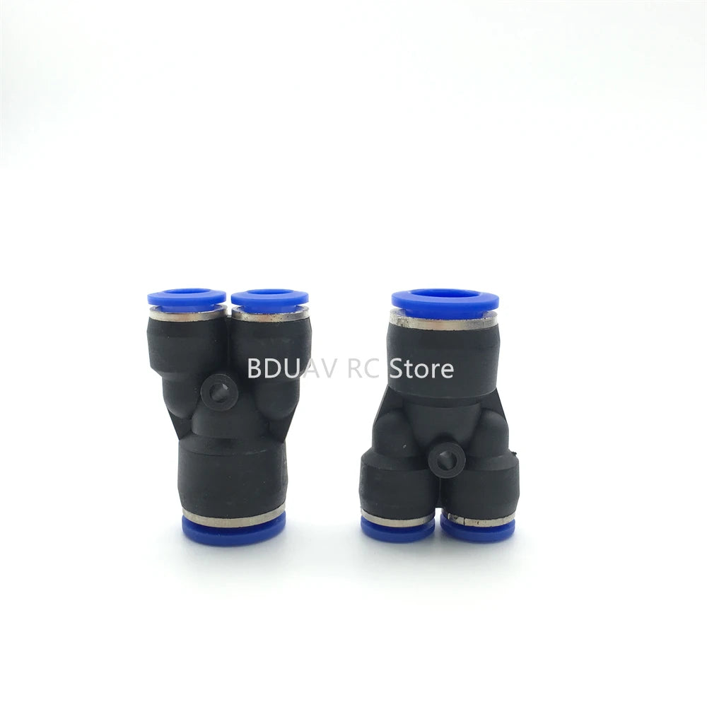 Y-type Trachea Quick Connector - 20pcs 8mm 12mm Y-type tee/trachea quick connector for agricultural plant protection drone Agriculture Drone Accessories 17 Y-type Trachea Quick Connector SPECIFICATIONS Use :