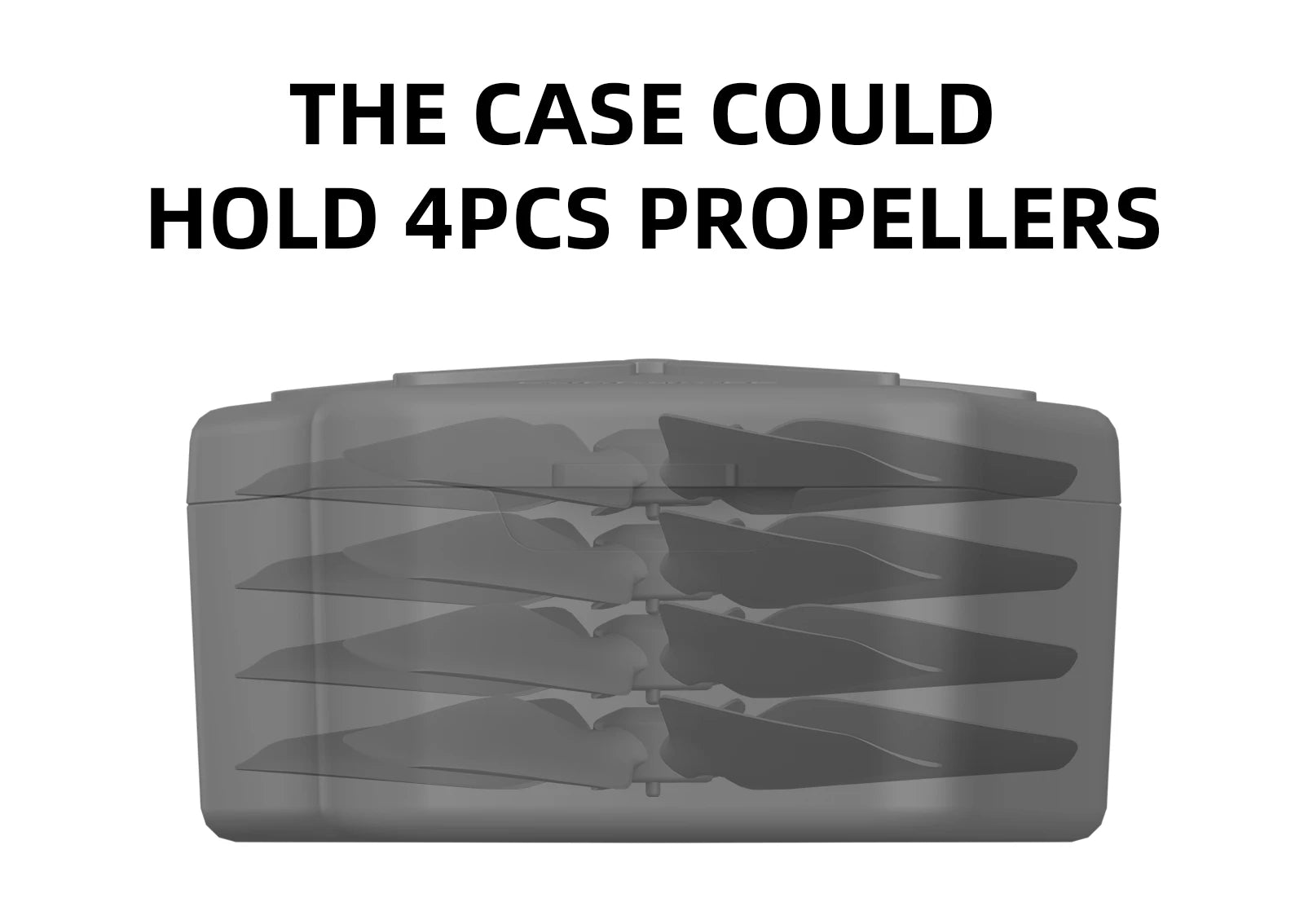 CASE COULD HOLD 4PCS PROPELLERS