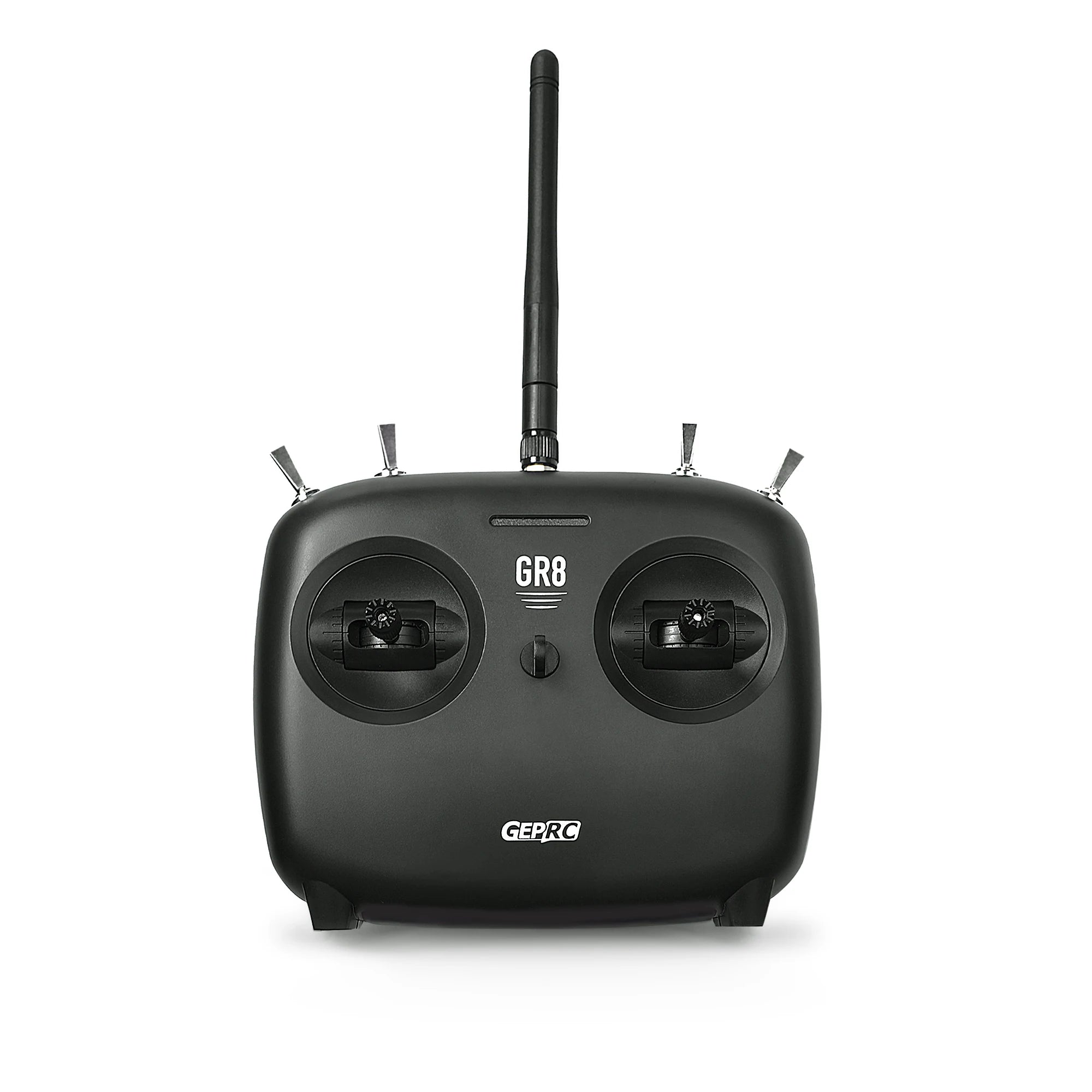 GEPRC TinyRadio GR8 Remote Controller, battery installation: Open the bottom battery cover and insert two 18650 batteries or a 2S