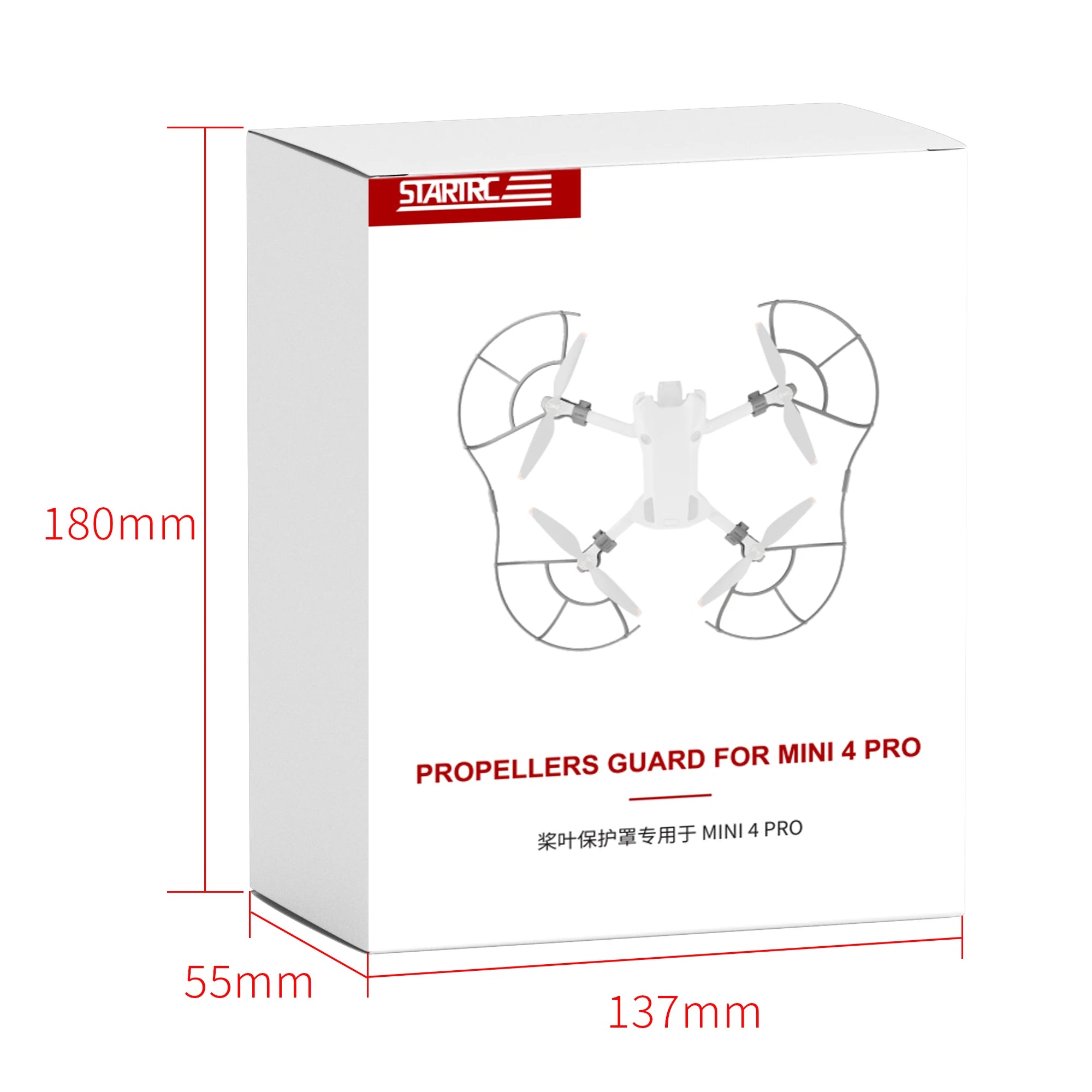 For DJI Mini 4 Pro Propeller Guard, SVRRRC 180mm GUARD FOR MINI 4 PRO PROPELLERS #rut