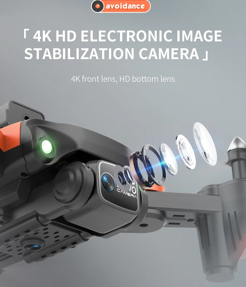 XS011 Drone - 4K RC Profesional HD Camera with Obstacle Avoidance Brushless Foldable Quadcopter Remote Helicopter Kids Toys 28 XS011 Drone, avoidance 4k hd electronic image stabilization camera .