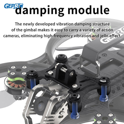 GEPRC Cinebot30 HD, gimbal's vibration damping structure makes it easy to carry a variety of