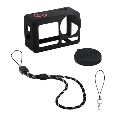 STARTRC Silicone Protective Cover for DJI Osmo Action 5 Pro, Full Protector Case with Lens Cap & Lanyards, 22g, 80*50*33mm