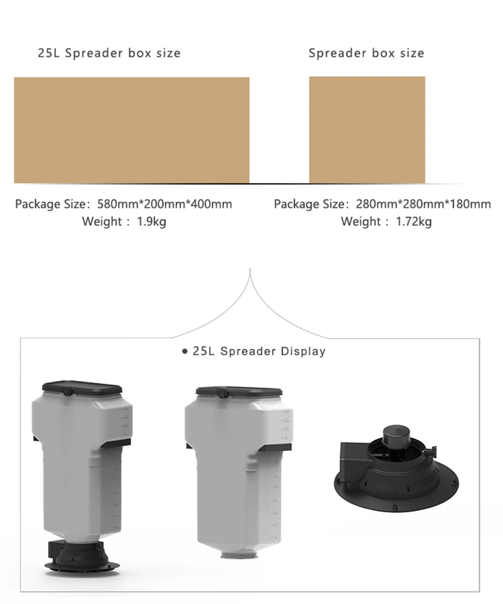 Dreameagle X420 Agricultural Spray Drone with Hobbywing X9 Plus Power System features a 20L tank capacity, compact size, and 4-axis flight system.