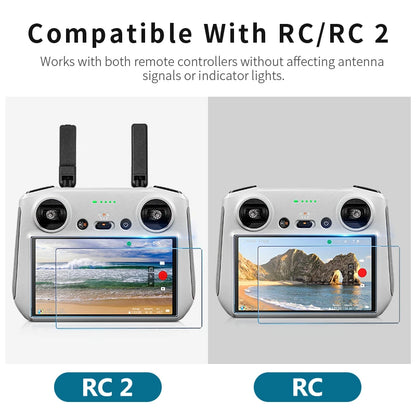 STARTRC 遮陽保護罩 適用於 DJI RC/RC 2 – 2合1螢幕保護遮陽罩，附掛繩，180° 可調