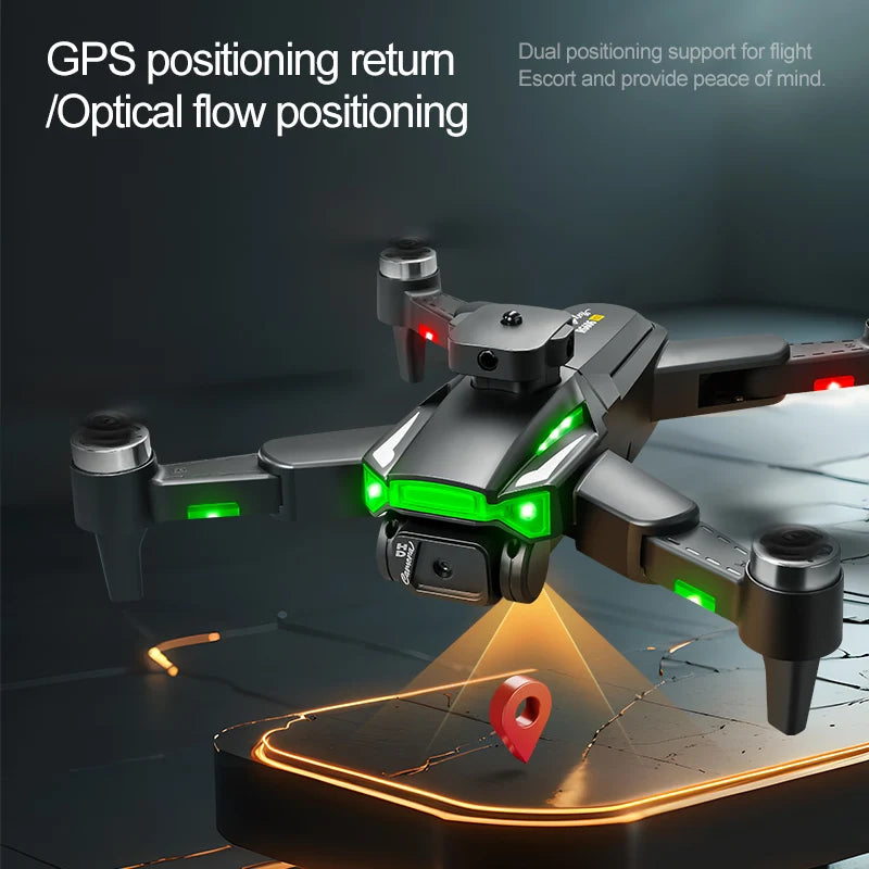 The RG606 Max Drone features dual positioning support for flight, including GPS and optical flow technology, for added peace of mind.