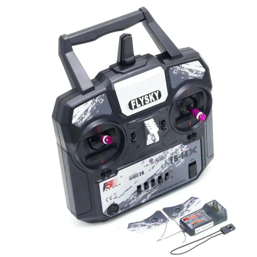 Flysky Fs Flysky FS-i4X 2.4G 4ch RC Transmitter with FS-A6 Receiver For RC Helic ...