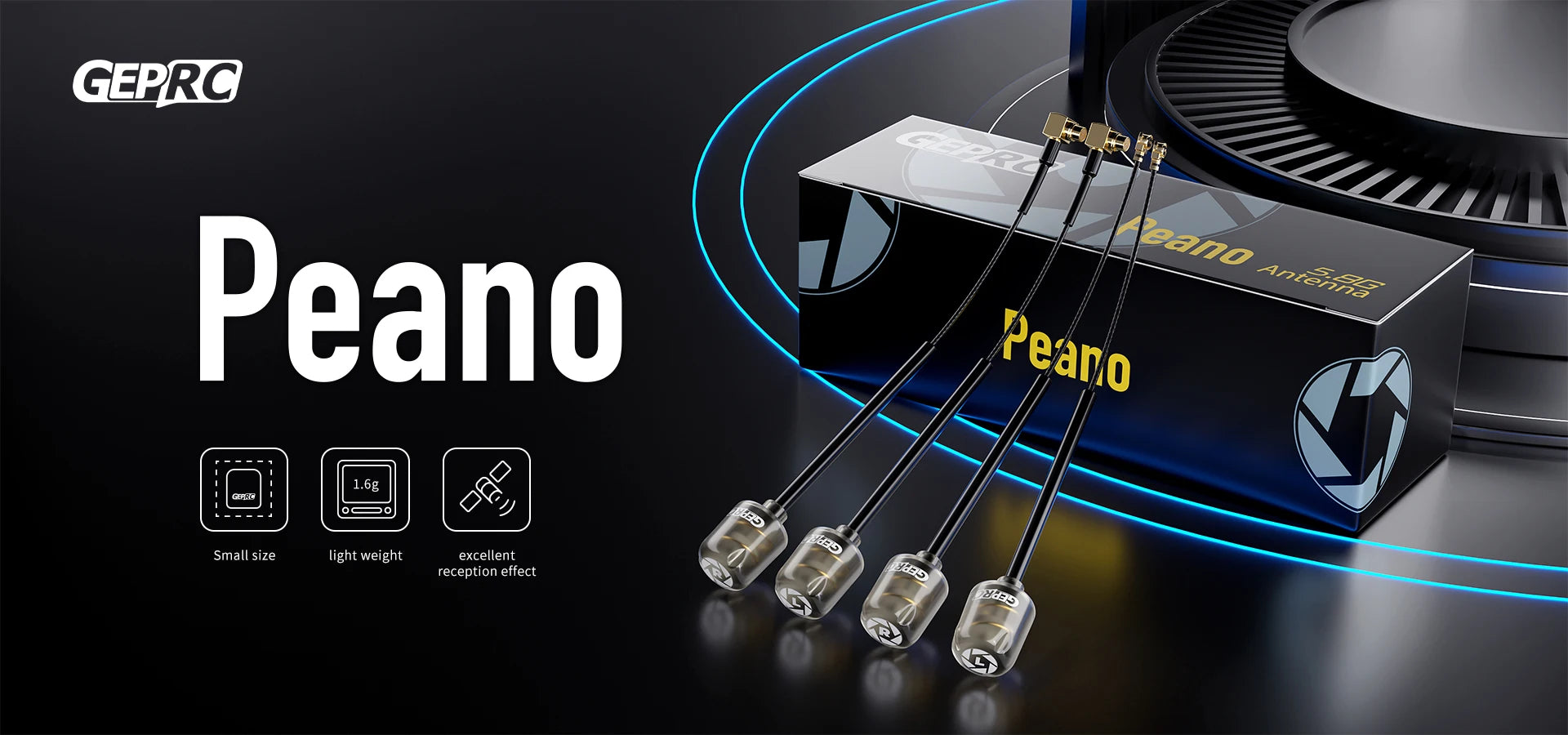 GEPRC Peano 1.6g GerrG Small size light weight excellent reception effect