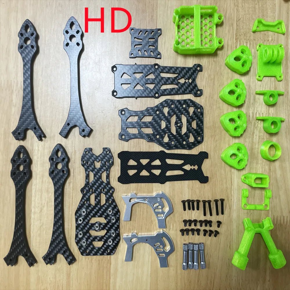 Mark 5 HD Frame - 5inch 5mm Arm FPV Racing Drone Quadcopter Freestyle For Rooster 230mm 14 Mark 5 HD Frame, Mark5 Mark 5 HD analog signal Frame 5inch 225mm W 5mm Arm FP