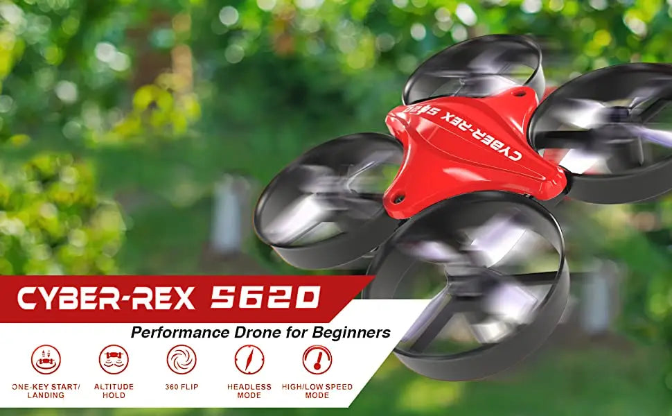EMAX Cyber-Rex S620 Mini Drone - RC Quadcopt with Controller Headless 360 Flip Mode 3 Speed Push to Fly Toy Children's Day Gift 8 EMAX Cyber-Rex S620 Mini Drone, ONE-KEY STARTI ALTITUDE 360 FLIP HEADLESS