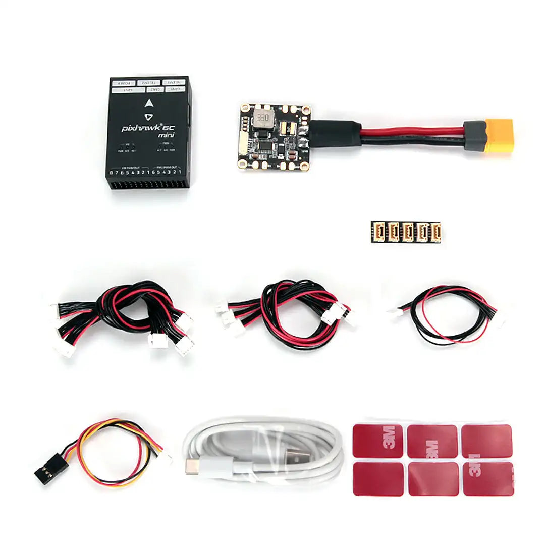 Holybro Pixhawk 6C Mini Flight Control, Pixhawk® 6C Mini's microcontroller contains the Arm® Cortex®