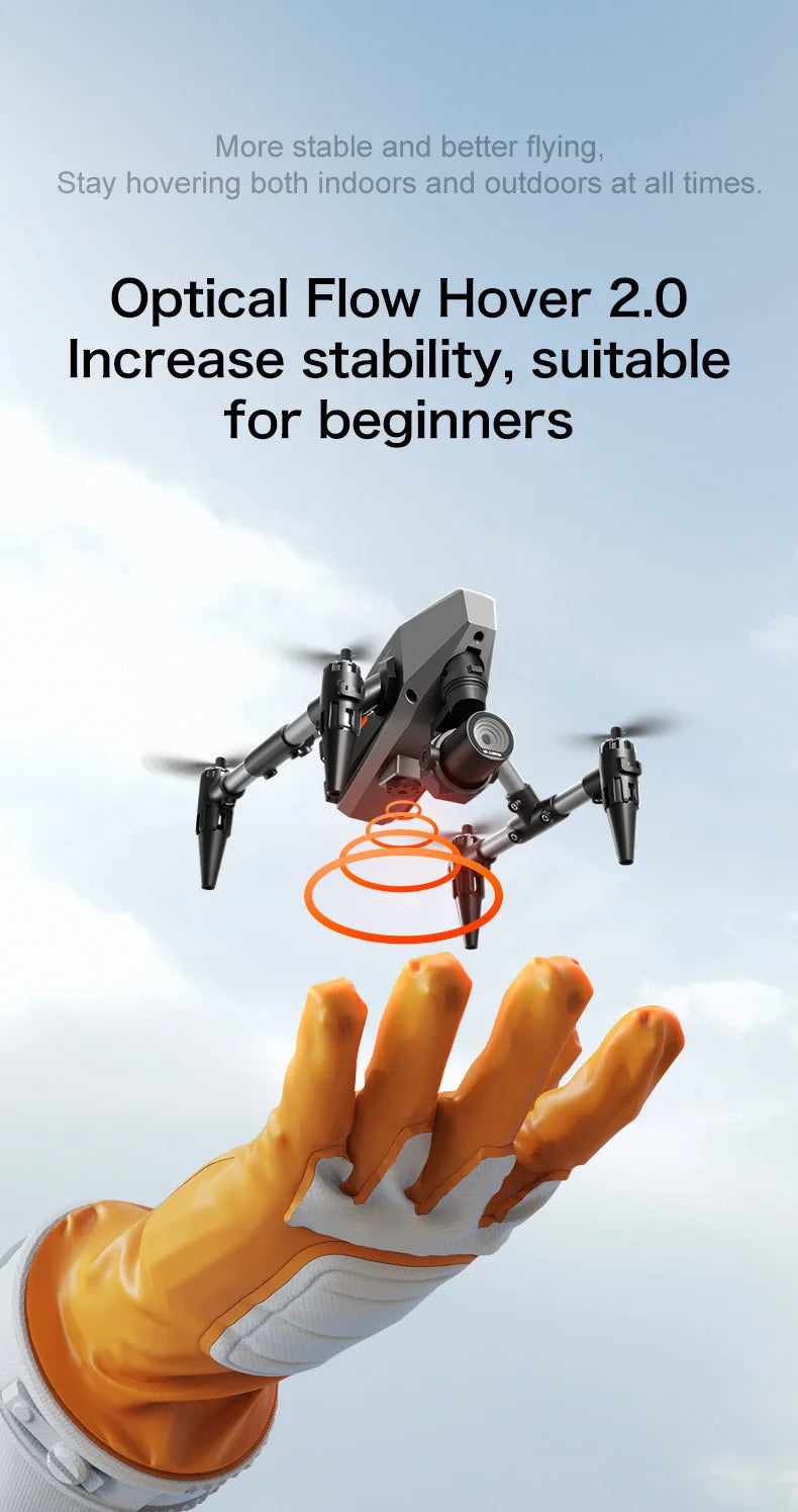 XD1 Mini Drone, Optical Flow Hover 2.0 increases stability; suitable for beginners . more stable and