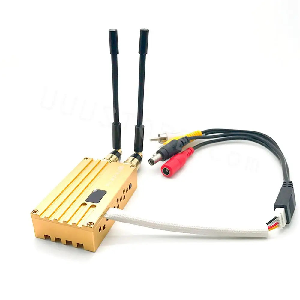 1.2G 8W 6CH VTX 12CH VRX, there are obstacles, depending on the situation . package includes: Transmitter x 1