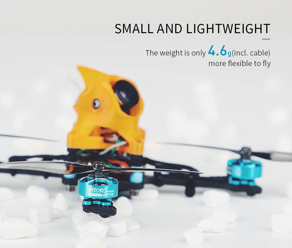 T-MOTOR, SMALL AND LIGHTWEIGHT The weight is only 4.6g(incl