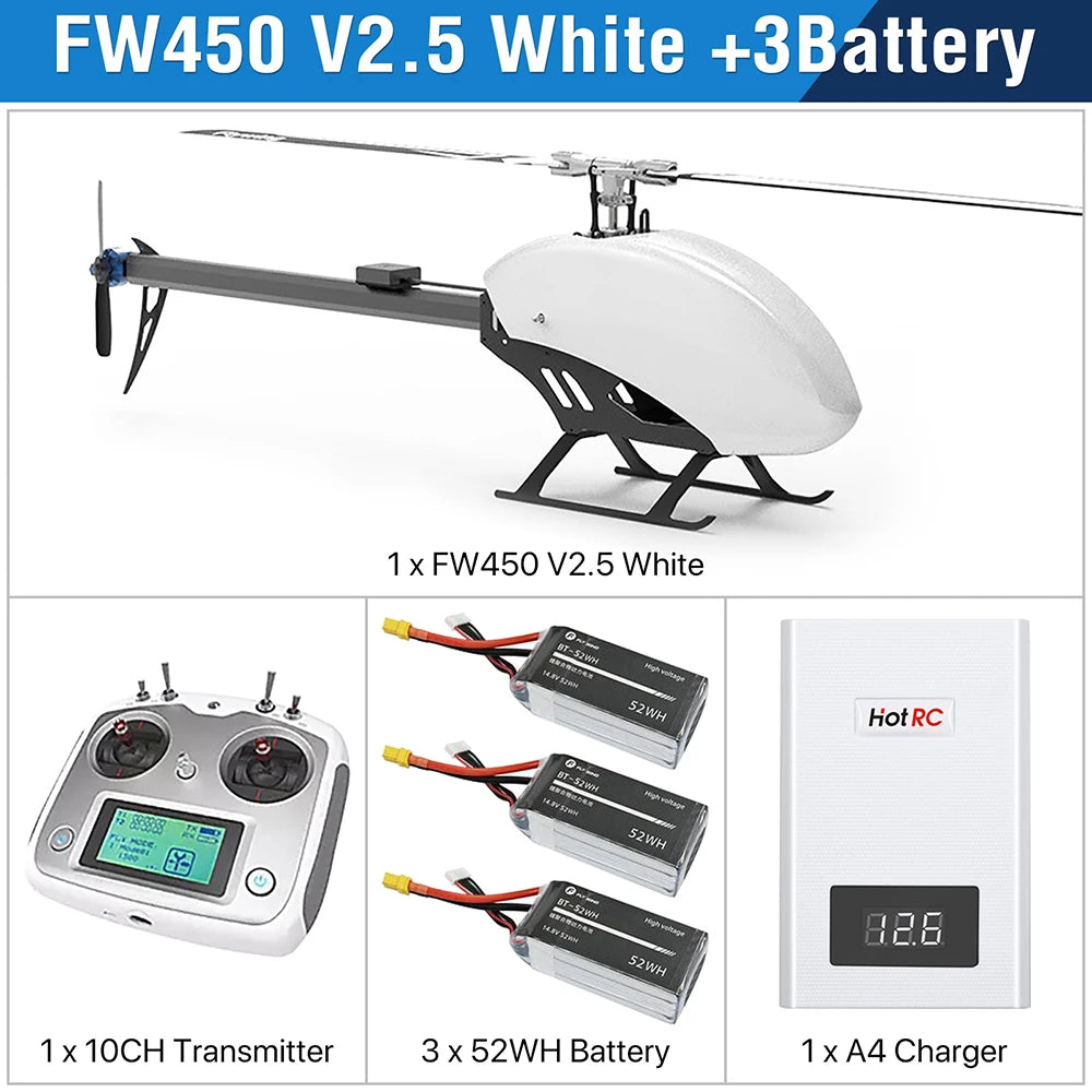 Fly Wing FW450L V2.5 RC Helicopters, Fly Wing FW450L V2.5 