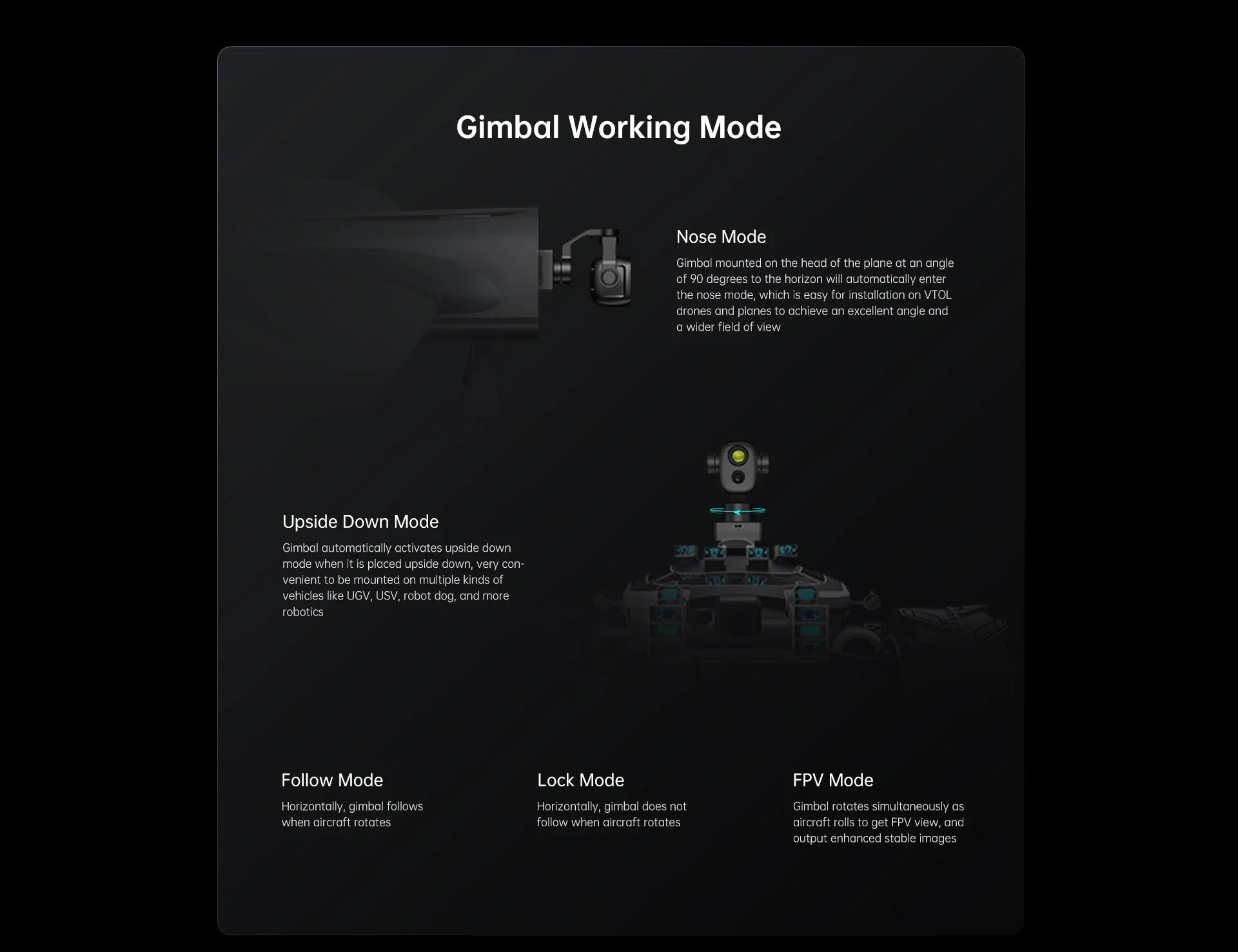 SIYI ZT6 Mini Dual Sensor Optical Pod, Drone surveillance system with dual sensor camera, featuring 4K video and thermal imaging capabilities.