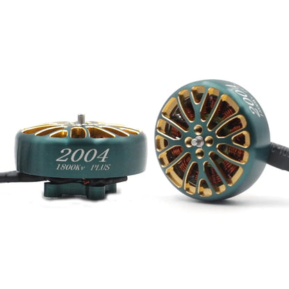 LANNRC 2004 PLUS 1800KV / 2500KV / 3000KV 3–6S Brushless Motor for 3.5–5 Inch FPV Drones – 1.5mm Shaft, 16.5g