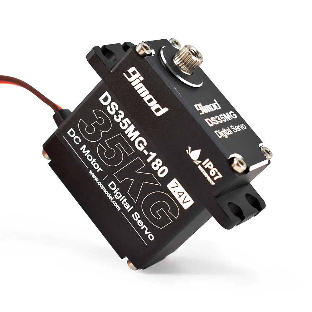 9imod-Servomoteur Ardu37étanche, Servomoteurs de direction RC Full AL, Engrenage en métal à couple élevé, Servo numérique RC 1/10 Car, 35kg, 25kg 9imod-Servomoteur Ardu37étanche, Servomoteurs de direction RC Full AL, Engrenage en métal à couple élevé, Servo numérique RC 1/10 Car, 35kg, 25kg