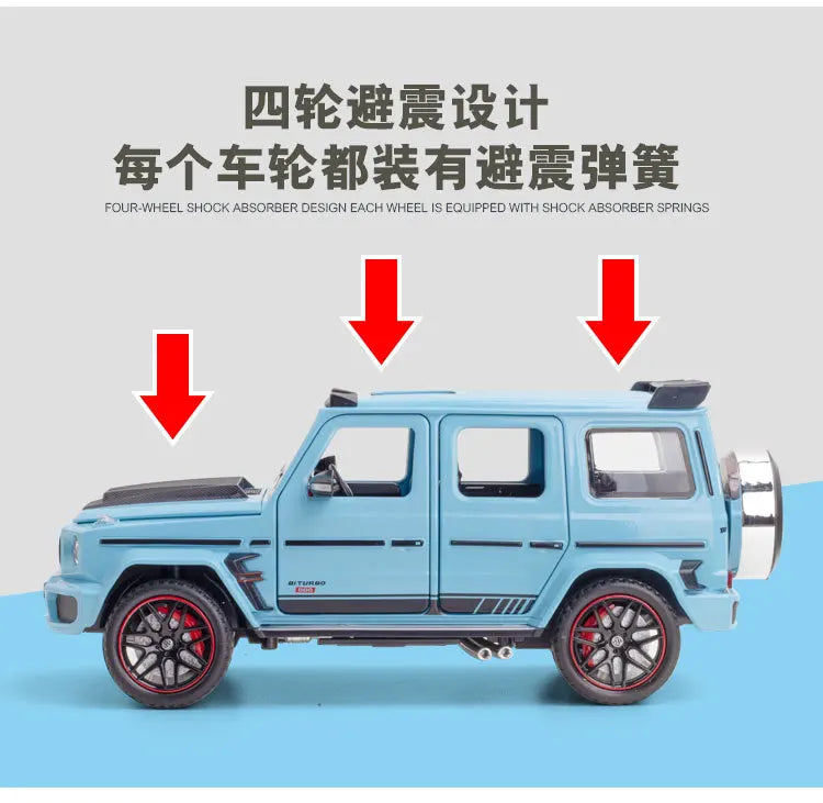 EACHWHEEL IS EQUIPPED WITH SHOCK ABSORBER SPRING