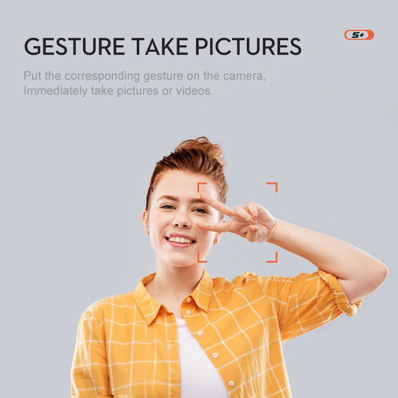 S+ Drone, GESTURE TAKE PICTURES Immediately take pictures or videos.