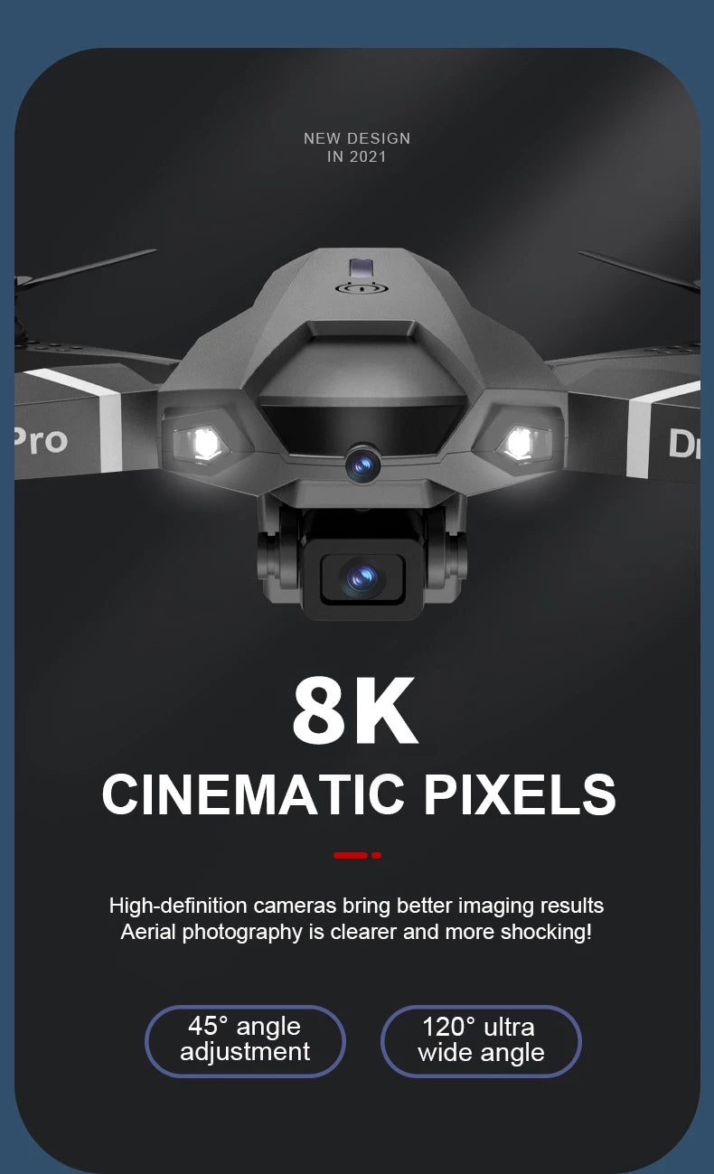 P5 Pro Drone, high-definition cameras bring better imaging results aerial photography is clear