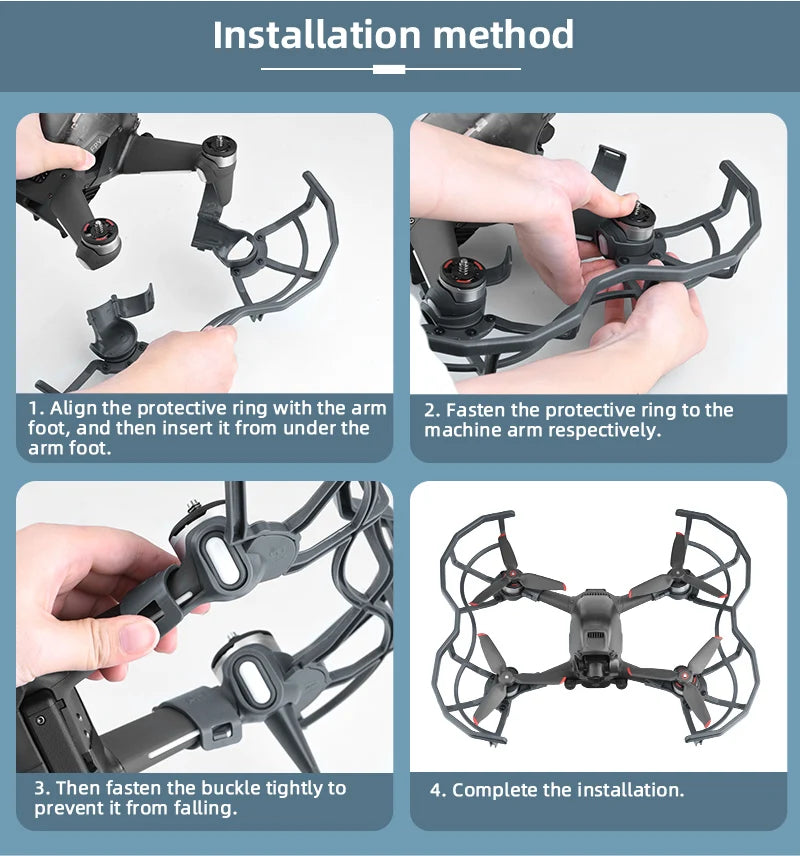 DJI FPV Propeller Guard Lens Cover Cap Antenna Signal Extender Landing Gear Propeller Box for DJI FPV Comb Drone Accessories 28 DJI FPV Propeller, Propeller Guard Lens Cover Cap Antenn