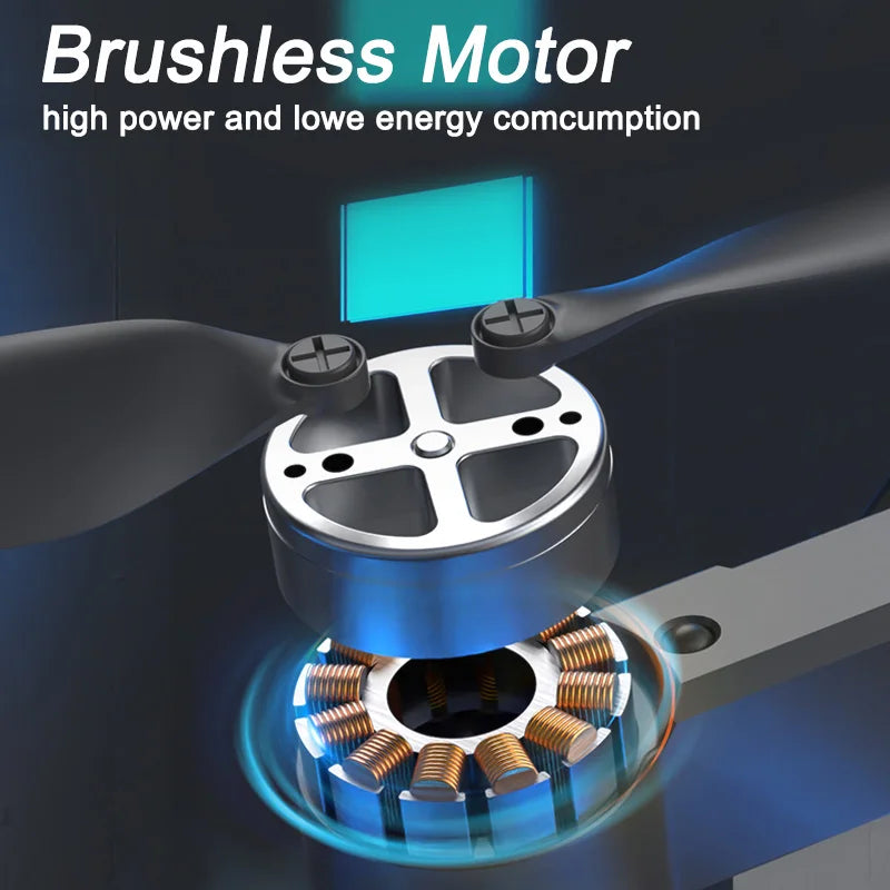 A18 MAX Drone, Brushless Motor high power and lowe energy comcump