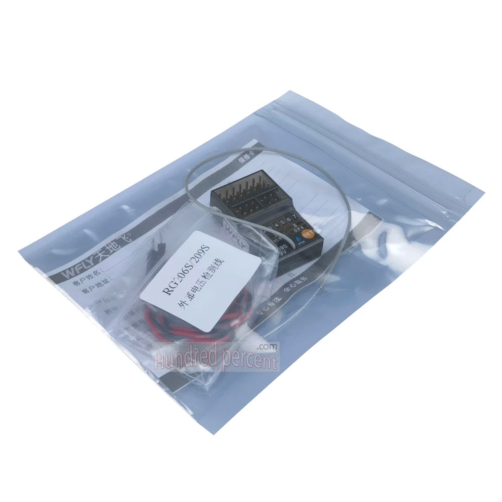 WFLY RC RG209S RG206S Receiver -Small RX RC 9CH PWM For 6CH X9 Transmitter RC Radio SG01 GPS Module RC Car Boats Tanks Robot 17 RG206S Receiver 1 x voltage inspection wire . RG209S