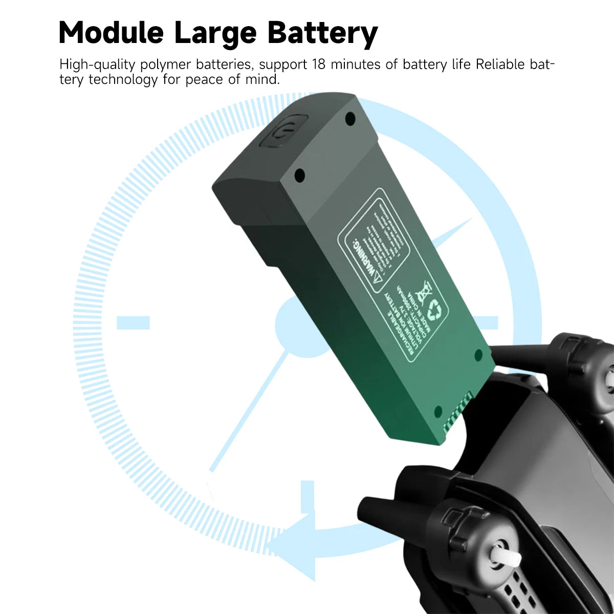 Z908 Pro Drone, module large battery high-quality polymer batteries, support 18 minutes of