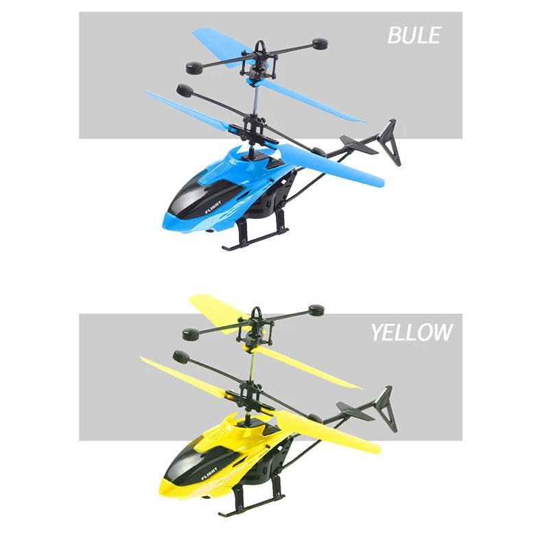 all our helicopters support gesture sensing, and some of them are equipped with a remote