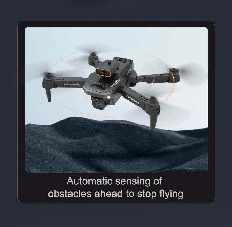 obatacle automatic sensing of obstacles ahead to stop flying