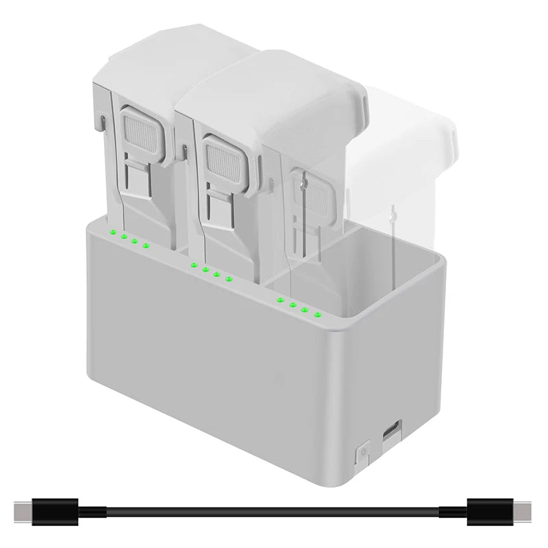 DJI Mini 4 Pro battery specifications and charging details.