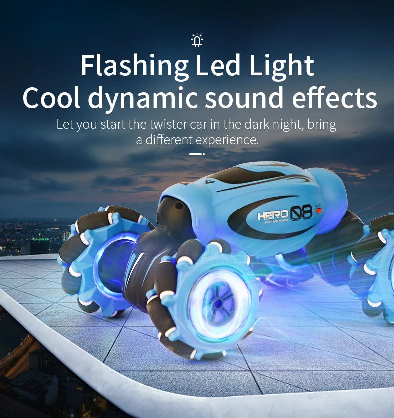 Flashing Led Light Cool dynamic sound effects Letyou start the twister carin the dark