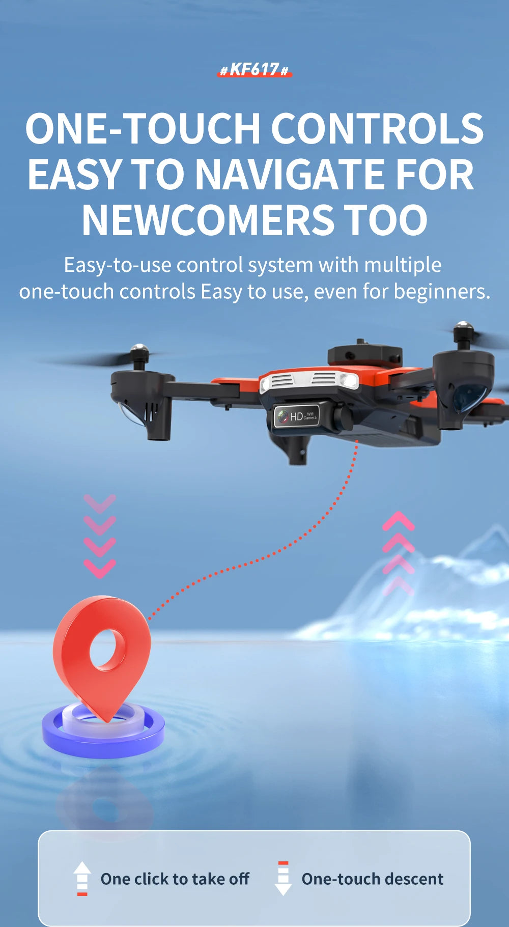 KF617 Pro Mini Drone
