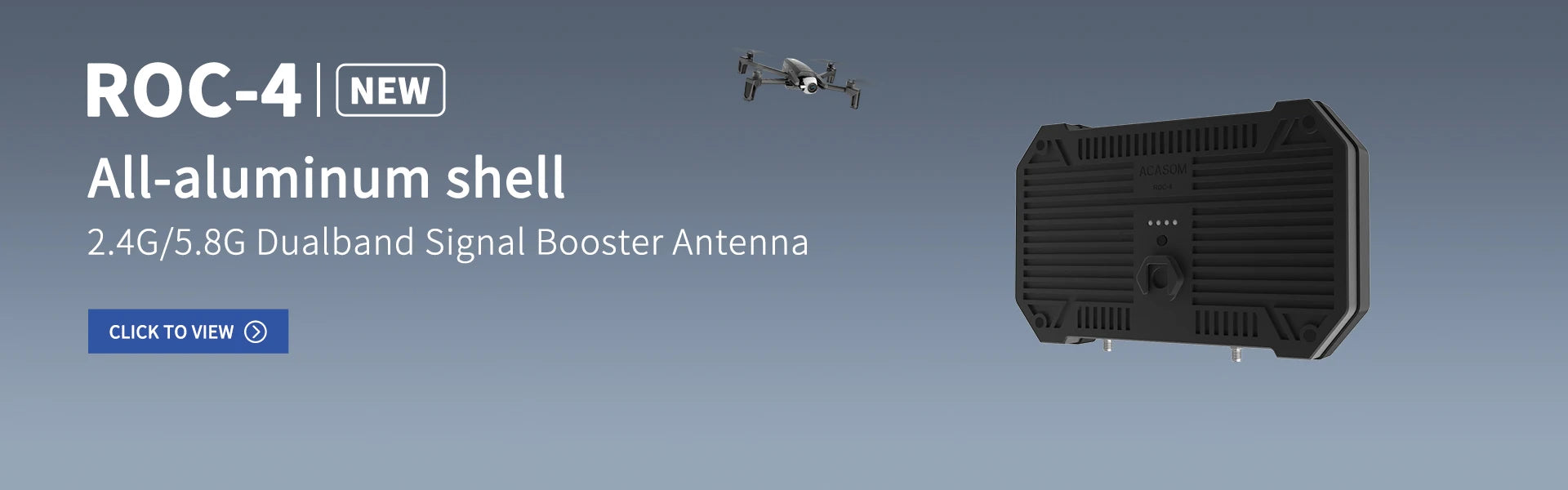 ROC-4 NEW All-aluminum shell ACAsoM 2.46/5