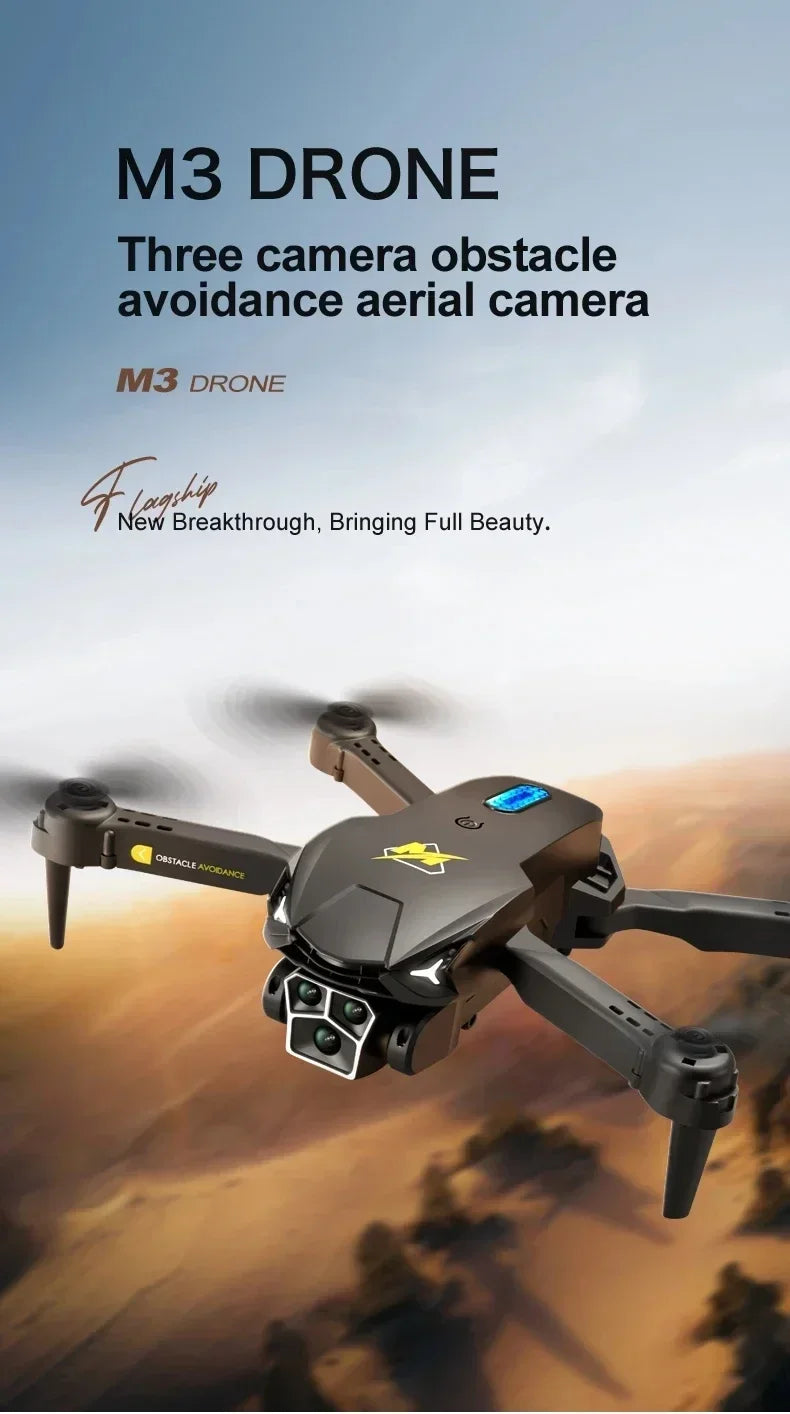 M3 Drone - 8K RC Plane Photography Drone Optical Flow Positioning Aircraft Four-Way Obstacle Avoidance Drone for Children 20 M3 Drone, m3 drone breakthrough, bringing full beauty. brer ou
