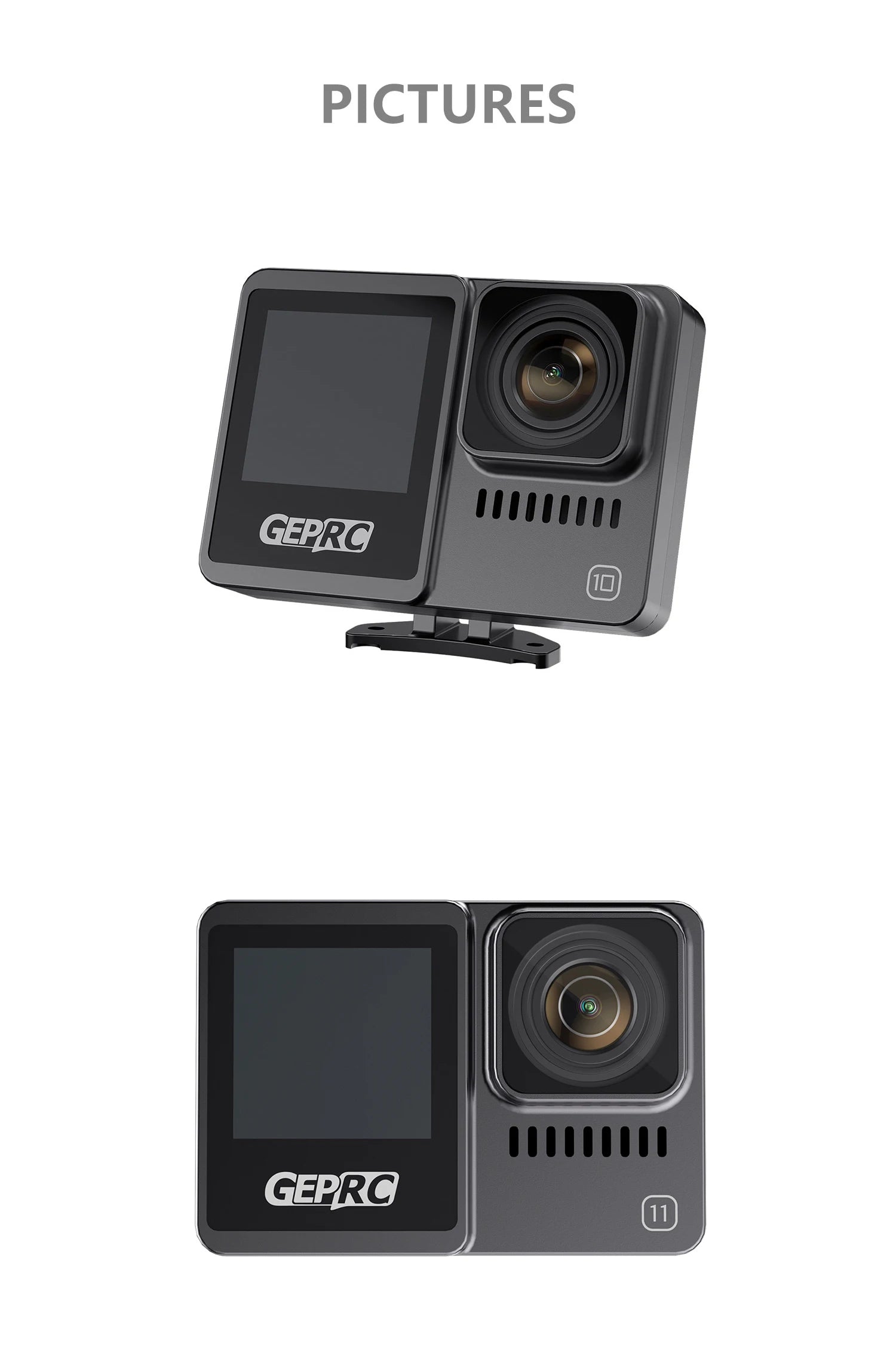 GEPRC Naked Camera GP11 - Full Action Camera GP9/GP10/GP11 Ultimate Fpv 4K 5K Suitable for CineLog 35 Cinebot MAKE5 RC FPV Drones 22 action camera specially adapted for FPV drones . GEPRC Naked Camera