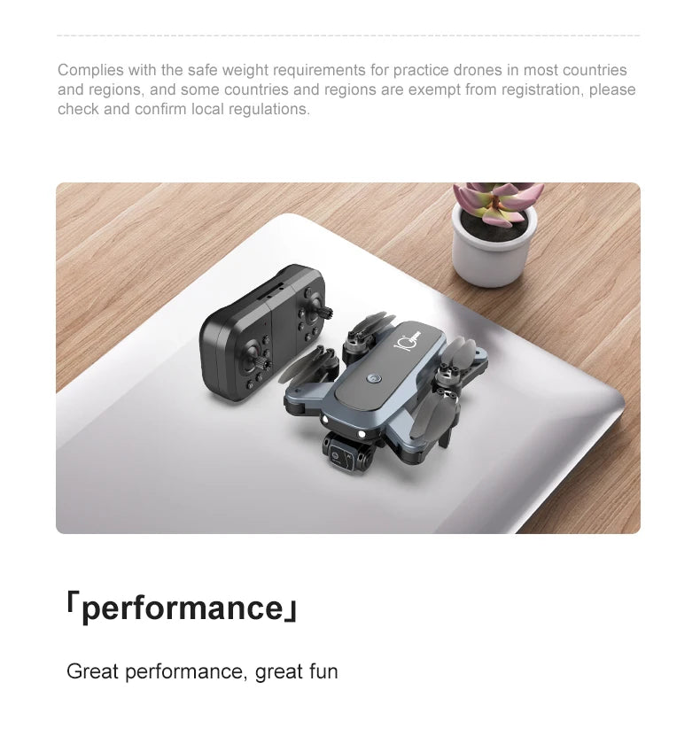 LU10 Drone - 4K Camera Brushless Auadcopter Optical Flow WIFI Remote Control Profesional Foldable Quadcopter Toy Gift 36 LU10 Drone, complies with the safe weight requirements for practice drones in most