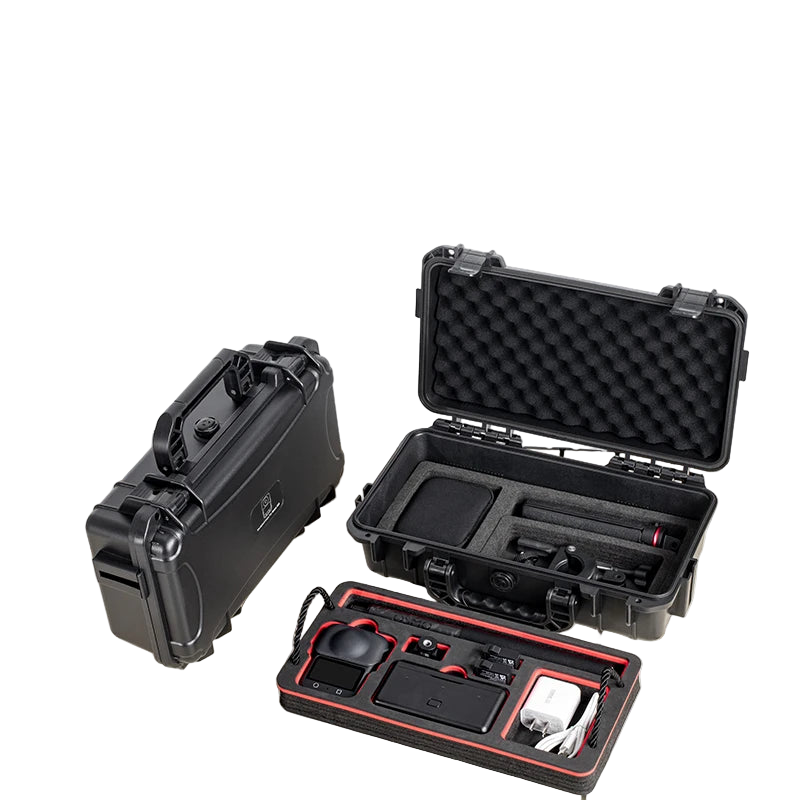 STARTRC 2-Layer Travel Carrying Case for DJI Osmo 360 — Hard Waterproof Protective Box, EVA Foam Lining, Pressure Valve & Strap