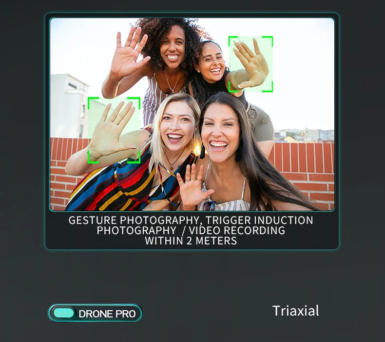 S186 Drone, drone pro triaxial: 2 meters . drone pro: triaxial