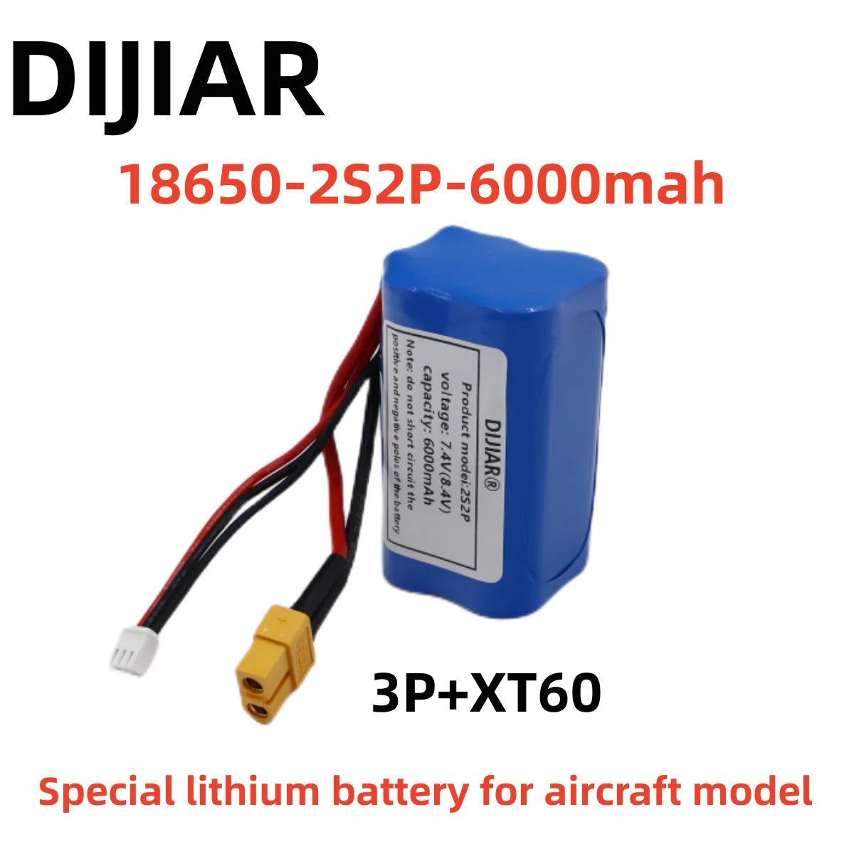 DIJIAR 18650-2S2P-6000mah 1 8 1 1